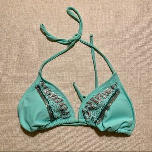 Beaded String Bikini Top